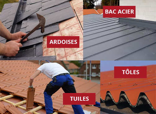 TRAVAUX DE TOITURE : Ardoise, bac acier et tuile. Dépannage urgent de votre toit. Pose faitage dans les Pyrénées-Atlantiques (64) DS TOITURE 64 : Couvreur