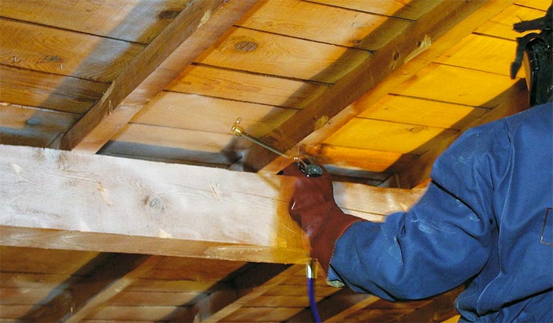 TRAVAUX DE CHARPENTE :  Chevrons, lattes, contrelattes, pannes  ... Traitement des bois contre les champignons : Pyrénées-Atlantiques (64) DS TOITURE 64 : Charpentier